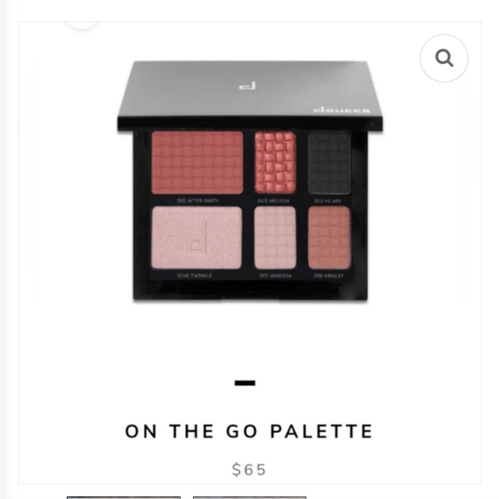 Doucce On The‎ Go Palette- 4 Eyeshadows, 1 Highlighter & 1 Blush (Sealed)